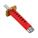 Universal Metal Hand Shape Shank Shape Decorative Strip Hand Brake Lever Hand Brake Cover Grips Hand Brake Protective Cover(Red)