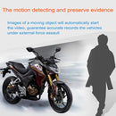 A Pair 2.4inch DC 12V-100V DVR Loop Recording 1080P High Resolution Motorcycle Driving Recorder Motorcycle Rear Mirror Cam without TF Card