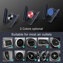 Universal Car Air Vent Mount Phone Holder Stand, Clip Width: 6-8.5cm, For iPhone, Galaxy, Sony, Lenovo, HTC, Huawei and other Smartphones (Red)