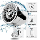 SPK500 600W Multi-functional Motorcycle Bluetooth Modified Audio Amplifier, Support FM & Wired Control(Silver)