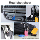 JASIT TSA719 Zinc Alloy 3-Digit Password TSA Lock Travel Luggage Padlock(Black)