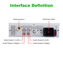RK-535 Car Stereo Radio MP3 Audio Player with Remote Control, Support Bluetooth Hand-free Calling / FM / USB / SD Slot
