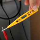 Portable AC DC Voltage Test Pencil Circuit Detector Volt Tester 12-250V Detection(Yellow)