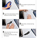 10 PCS Emblem Feather Car Stickers Waterproof Plastic Decal Sticker(Blue)