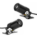 2 PCS DC 8-36V 3W Motorcycle LED Projection Lamp Light, Cable Length: 2.4m(Ice Blue Light)
