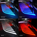 2 PCS DC 8-36V 3W Motorcycle LED Projection Lamp Light, Cable Length: 2.4m(Red Light)