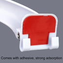 3R-094 Auxiliary Rear View Mirror Car Adjustable Blind Spot Mirror Wide Angle Auxiliary Rear View Side Mirror for Left Mirror(White)