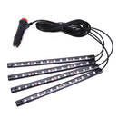 4 in 1 Universal Car LED Atmosphere Lights Colorful Lighting Decorative Lamp, with 48LEDs SMD-5050 Lamps, DC 12V 3.7W(White Light)