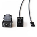 AUX Interface + Wiring Hardness for Ford Fiesta / Focus / Mondeo / PUMA / MK2 / MK3 / S-MAX, Cable Length: 1.5m