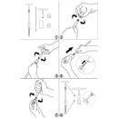 7 in 1 Auto Repair Body Tool Kit PDR Dent Paintless Repair Tools Dent Puller T Bar Slide Hammer Reverse Hammer for Dent