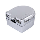 SHUNWEI SD-1201 Mini Portable Car Ashtray Blue LED Light for Dashboard Cigar Cigarette(Silver)