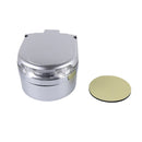 SHUNWEI SD-1201 Mini Portable Car Ashtray Blue LED Light for Dashboard Cigar Cigarette(Silver)