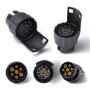 12V 7Pin to13Pin Car Plug Socket Wiring Connector Adapter Car Plug Socket for Trailer / Truck / Bus, EU Plug
