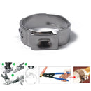 70 PCS Adjustable Single Ear Plus Stainless Steel Hydraulic Hose Clamps O-Clips Pipe Fuel Air, Inside Diameter Range: 5.3-14mm