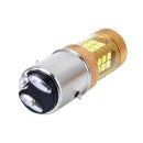 BA20D 10W 1000 LM Car Headlight Lights with 28 SMD-3030 LED Lamps, DC 12V(Gold Light)