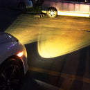 2 PCS H7 10W 1000 LM Car Fog Lights with 28 SMD-3030 LED Lamps, DC 12V(Gold Light)