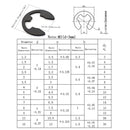 260 PCS Car E Shape Circlip Snap Ring Assortment Retaining Rings