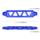Universal Car Long Stainless Steel Battery Tie Down Clamp Bracket, Size: 21.6 x 4.4 x 1cm (Blue)