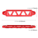 Universal Car Long Stainless Steel Battery Tie Down Clamp Bracket, Size: 21.6 x 4.4 x 1cm (Red)