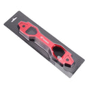Universal Car Long Arch Stainless Steel Battery Tie Down Clamp Bracket, Size: 23.3 x 4.5 x 2cm(Red)