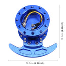 Car Tilt Racing Steering Wheel Quick Release Hub Kit Adapter Body Removable Snap Off Boss Kit(Blue)