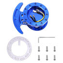 Car Tilt Racing Steering Wheel Quick Release Hub Kit Adapter Body Removable Snap Off Boss Kit(Blue)