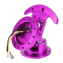 Car Tilt Racing Steering Wheel Quick Release Hub Kit Adapter Body Removable Snap Off Boss Kit(Purple)