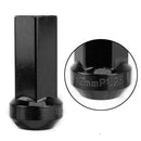 Aluminum Alloy Car Wheel Drive Hub Adaptor Hyper Steel Wheel Nut(Black)