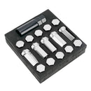 Aluminum Alloy Car Wheel Drive Hub Adaptor Hyper Steel Wheel Nut(Silver)