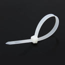 250 PCS 8mm*200mm Nylon Cable Ties(White)