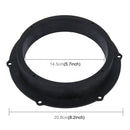 2 PCS Car Auto ABS Loudspeaker Base Protection Cover Holder Mat for Volkswagen