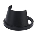 2 PCS 6.5 inch Car Auto Loudspeaker Plastic Waterproof Cover with Protective Cushion Pad, Inner Diameter: 14.5cm(Black)