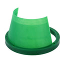 2 PCS 6.5 inch Car Auto Loudspeaker Plastic Waterproof Cover with Protective Cushion Pad, Inner Diameter: 14.5cm(Green)