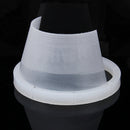 2 PCS 6.5 inch Car Auto Loudspeaker Plastic Waterproof Cover with Protective Cushion Pad, Inner Diameter: 14.5cm(White)