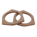 2 PCS Car Auto Wood Loudspeaker Base Protection Cover Holder Mat for Toyota