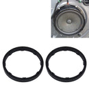 2 PCS 6.5 inch Car Auto ABS Loudspeaker Base Protection Solid Cover Holder Mat, Inner Diameter: 14.5cm