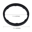 2 PCS 6.5 inch Car Auto ABS Loudspeaker Base Protection Solid Cover Holder Mat, Inner Diameter: 14.5cm