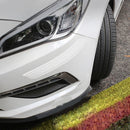 2 PCS Universal Car Auto Rubber Body Bumper Guard Protector Strip Sticker(White)