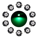 10 PCS 0.5W T3 Instrument Panel LED Light Dashboard Indicator Lamp Bulb (Green Light)