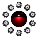 10 PCS 0.5W T3 Instrument Panel LED Light Dashboard Indicator Lamp Bulb (Red Light)