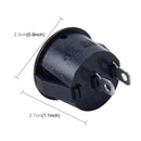 10 PCS Car Auto Universal DIY 2 Pin Round Cap OFF- ON Push Button