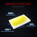 S2 2PCS 9006 36W 4000LM 6500K 2 COB LED Waterproof IP67 Car Headlight Lamps, DC 9-32V(White Light)