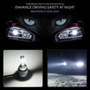 S2 2PCS 9006 36W 4000LM 6500K 2 COB LED Waterproof IP67 Car Headlight Lamps, DC 9-32V(White Light)