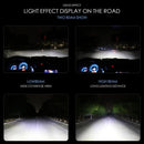 S2 2PCS H3 18W 1800LM 6500K 2 COB LED Waterproof IP67 Car Headlight Lamps, DC 9-32V(White Light)