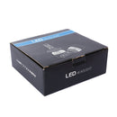 S2 2PCS H4 18W 1800LM 6500K 2 COB LED Waterproof IP67 Car Headlight Lamps, DC 9-32V(White Light)
