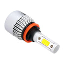 S2 2PCS H11 18W 1800LM 6500K 2 COB LED Waterproof IP67 Car Headlight Lamps, DC 9-32V(White Light)