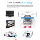4.0 inch IPS Screen 5.0 Mega Pixels 170 Degrees Wide Angle Full HD 1080P 3 Channels Video Car DVR, Support Night Vision Fill Light / Reversing Visual / TF Card(32GB Max) / G-sensor / Motion Detection