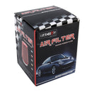 Universal Car Air Filter Mechanic Supercharger Car Car Filter Kits Air Intake Cool Filter, Size: 14.5*15cm(Red)(Red)