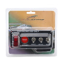 12V / 30A Carbon Fiber Racing Car 12V LED Ignition Switch Panel Engine Start Push Button LED Car Panel Switches Lever Multi-function Automatic Ignition Switch for Racing Cars