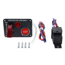 Auto Racing Switch Cover Toggle Switch 12V 20A Panels Red Racing Ignition Switch Panel Engine Start Multi-function Automatic Ignition Switch for Racing Cars